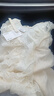 歐貝汐2025春秋季新款V領(lǐng)荷葉花邊襯衫女長(cháng)袖蕾絲衫上衣溫柔仙女 杏色 S 曬單實(shí)拍圖