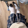 百麗弋沅【京澤高?！吭瓌?chuàng  )厚底小方頭jk制服鞋高跟學(xué)院風(fēng)兔耳朵小皮鞋 黑色[升級版] 37 曬單實(shí)拍圖