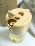 拜杰噴油壺廚房噴倒兩用霧化噴油瓶玻璃調(diào)料瓶倒油罐炒菜油壺裝油瓶 廚師小熊奶酪黃550ml 第四代升級重力開合/油泵分離 曬單實拍圖