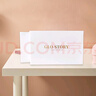 GLO-STORY【絲巾+絲巾扣】絲巾女90cm色丁印花圍巾緞面大方巾禮盒裝 曬單實拍圖
