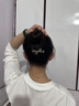 紀思梵蝴蝶結(jié)發(fā)夾輕奢碎發(fā)夾劉海夾側(cè)邊夾小壓夾女發(fā)飾鴨嘴夾生日禮物 蝴蝶結(jié)高檔劉海夾（禮盒裝） 曬單實拍圖