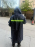 奧杰羅 長(zhǎng)款雨衣 騎行防暴雨反光一體男女套裝電動(dòng)車(chē)牛津布耐用登山工作勞保雨衣 藏青紐扣【風(fēng)衣長(zhǎng)款】 曬單實(shí)拍圖