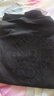 益帛短袖t恤男士夏季韓版潮流修身彈力重工刺繡五分半袖休閑圓領(lǐng)上衣 黑色 3XL 【建議145-160斤】 曬單實拍圖