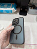 弘卓 適用蘋果13Pro手機(jī)殼iPhone13Pro保護(hù)套金屬鏡頭全包透明膚感磁吸硅膠軟邊保護(hù)殼 透黑 曬單實(shí)拍圖