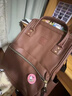 anello日本雙肩包樂(lè )天女離家出走包大容量男女大學(xué)生書(shū)包電腦包 咖啡色 初中小號 曬單實(shí)拍圖