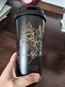 格米（germ）山茶花保溫杯女士禮物咖啡杯高顏值316不銹鋼大容量水杯吸管杯子 夜蕾山茶【山茶花系列】500ml 曬單實拍圖