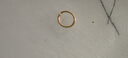 鈺帛工坊  999黃金耳環(huán)足金耳圈迷你袖珍養耳線(xiàn)女款足金實(shí)心細骨圈小耳骨 【單只】小號0.22克 曬單實(shí)拍圖