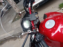 MOTOWOLF摩托車護手擋風罩賽艇春風鈴木雅馬哈手把大排量街車改裝配件 黑色一對/強力擋風 曬單實拍圖
