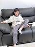G.DUCKKIDS童裝男童睡衣春秋2024新款兒童家居服套裝休閑時(shí)尚中大童長(cháng)袖長(cháng)褲 卡其色-agckaii 170 適合160-170cm年齡14-15歲 曬單實(shí)拍圖