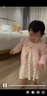 凡獵凡獵女童連衣裙春裝2025新款洋氣兒童公主裙寶寶周歲禮服碎花套裝 曬單實(shí)拍圖