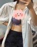 莫代爾純欲蕾絲性感內(nèi)衣女套裝聚攏收副乳超薄本命年紅色透明美背文胸罩 紫色套裝(內(nèi)衣禮盒) 75A (34) 【小胸聚攏】 曬單實拍圖