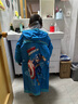 迪士尼兒童雨衣男童幼兒園雨具小學生書包位防水雨披 W23083藍色 M碼  曬單實拍圖