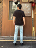 卡賓（CABBEEN）【冰氧吧】牛仔褲男涼感吸濕速干休閑直筒春秋長(cháng)褲牛仔褲子男褲 天藍色37（合體版型） 29 /170/M 曬單實(shí)拍圖