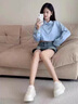 奢馳路易（SECHILOUIS）品牌設(shè)計(jì)感厚底金屬扣小白鞋2025夏季新款運(yùn)動(dòng)休閑板鞋增高面包鞋 白色 帶金屬扣 35 225mm 曬單實(shí)拍圖