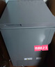 美的（Midea）家用冰柜100/143/200/300升單溫一室冷藏冷凍保鮮轉換臥式冰柜商用大容量一級非無(wú)霜冰柜減霜80% 100KMF 灰色 100L 【1級能效+減霜80%】 曬單實(shí)拍圖