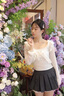 微光里2025新款設(shè)計感百褶裙女灰色蕾絲花邊拼接小眾辣妹a字短裙半身裙 蕾絲花邊百褶裙灰色M碼80-110斤 曬單實(shí)拍圖