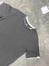 清倉撿漏夏季冰絲男士短袖t恤寬松假兩件上衣服耐臟耐磨潮流體恤 白色【假兩件T恤】 M 曬單實(shí)拍圖