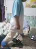 G.DUCKKIDS男童潮流夏季套裝兒童夏裝漸變短袖防蚊褲中大童時(shí)尚帥氣兩件套 YY1039藍(lán)色 140 130-140CM 曬單實(shí)拍圖