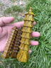 仙松品綠檀木雕刻文昌塔擺件實(shí)木質(zhì)九層文昌塔十三層七層裝飾工藝品 綠檀木文昌塔【7層】上保護(hù)漆 高10厘米 曬單實(shí)拍圖