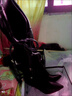 儷韻小屋（LIYUNHOUSE）韓版彈力瘦瘦靴女秋冬街拍尖頭超高跟長(zhǎng)筒靴防水臺(tái)過(guò)膝靴長(zhǎng)靴 米白色 55 天 曬單實(shí)拍圖