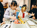 蘿美醬2025新款馬面裙女童過(guò)年服套裝全套明制漢服中國風(fēng)春秋女孩兒童 紅色馬面裙+提花長(cháng)袖上衣+項鏈 140 曬單實(shí)拍圖