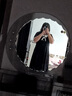 凡小如大碼連衣裙女夏季胖妹妹法式撞色翻領(lǐng)赫本風(fēng)收腰顯瘦氣質(zhì)小黑裙 黑色 2XL 【建議128-140斤】 曬單實(shí)拍圖