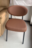 顧家家居（KUKA）復(fù)古風(fēng)巖板餐桌椅組合家用飯桌餐廳DS7160T 1.4M餐桌+巧豆椅*4 曬單實(shí)拍圖