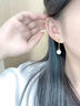 百年老鳳祥和田玉耳釘女純銀小方糖耳墜天然玉石耳墜奢氣質(zhì)生日禮 清露和田玉耳環(huán) 曬單實(shí)拍圖