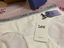 LEE內(nèi)褲女士純棉新款7A級抗菌高彈透氣不夾臀女生中腰少女無痕三角褲 黑色+白色+淺花灰 3條 L 【建議105-125斤】 曬單實(shí)拍圖