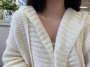 周大金 CHOW TAI KING輕奢夜光蝴蝶銀項(xiàng)鏈女士琺瑯吊墜高級感情人節(jié)禮物送女友生日禮物 S925銀夜光蝴蝶項(xiàng)鏈/定制刻字 曬單實(shí)拍圖