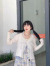 JRET防曬女開衫外套夏季薄款白色外搭披肩長袖冰絲針織上衣新款潮罩衫 白色 L 111-120斤 曬單實拍圖