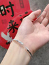 COISE 情侶手鐲一對莫比烏斯環(huán)銀手鐲999足銀鐲子七夕禮物送女友 精美玫瑰禮盒-請勿單拍 曬單實(shí)拍圖