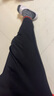 GXG男裝 商場同款黑色錐形長褲 黑色 170/M 曬單實(shí)拍圖