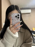 米弗希 閃粉碎花兔子適用蘋果16promax手機殼新款iphone16小清新16pro高級感15全包防摔14小眾ins風(fēng)13女 閃粉碎花兔子 iPhone 16 Pro Max 曬單實拍圖