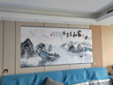 Dincmei頂創(chuàng)美山水畫貼畫客廳裝飾畫靠山旺財(cái)辦公室背景墻貼紙自粘風(fēng)景掛畫壁畫 03.家和萬事興 寬240cm-高120cm 自粘山水畫【背面帶膠】 曬單實(shí)拍圖