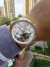 瑞士名牌十大名表男士手表全自動(dòng)多功能機械表防水夜光高級感男表 【升級版】本白鋼帶 曬單實(shí)拍圖