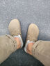 BIRKENSTOCK勃肯德國進口男女款涂油皮軟底復(fù)古Boston包頭拖鞋 灰色常規(guī)版1013255 42 曬單實拍圖