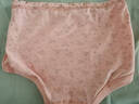 恒源祥女士中老年三角內褲純棉高腰寬松透氣內褲大碼媽媽短褲奶奶底褲 【2粉色花01+2粉色純色】 4條 4XL （適合體重140-155斤） 曬單實(shí)拍圖