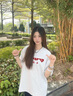 WASSUP2025搞怪貓眼T恤衫夏季寬松純棉國潮牌ins男女生短袖圓領(lǐng)重磅休閑 米白灰 常規(guī) L 曬單實拍圖