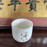 茶杯茶具羊脂玉陶瓷茶道功夫品茗杯簡(jiǎn)約家用泡茶主人杯 汝窯茶杯 50ml 曬單實(shí)拍圖