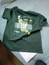 GENIOLAMODE森馬集團短袖男t恤男款純棉透氣夏季休閑青少年體恤衫 森綠 L 曬單實(shí)拍圖