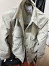 卡賓男裝 90白鴨絨羽絨服秋冬新款LOGO刺繡保暖外套舒適街頭 杏色15 L /175/50 曬單實拍圖
