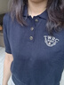 Teenie Weenie小熊女裝毛衣2025春季新款氣質(zhì)通勤刺繡Polo領(lǐng)針織衫毛衫 曬單實(shí)拍圖
