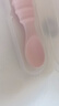 英氏（YEEHOO）雙頭刮泥勺嬰兒輔食神器寶寶小月齡刮勺子刮水果泥器喂養工具 旋轉刮泥勺+收納盒 曬單實(shí)拍圖