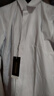 羅蒙春秋純色男士白色長(cháng)袖襯衫商務(wù)職業(yè)正裝免燙打底正裝襯衣男裝 1件[白色]長(cháng)袖 4XL 曬單實(shí)拍圖
