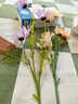 小雛菊仿真花北歐輕奢桌面擺件餐桌假花裝飾客廳擺花干花花束 洋甘菊【紫色】 1支體驗(yàn)裝(5朵花頭) 曬單實(shí)拍圖