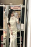 雅黛絲薇2025年新款改良旗袍連衣裙子夏季新中式國風女裝氣質收腰白色長裙 米白色 S 曬單實拍圖