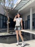 ASH女鞋2025春季新款JOKER厚底休閑鞋百搭增高透氣舒適網(wǎng)面運(yùn)動(dòng)老爹 白色/淺灰色/黑色 36 曬單實(shí)拍圖