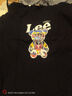 Lee dprre夏季潮流純棉新款男士半袖上衣2025年休閑情侶款小熊印花T恤男女 黑色 XL 曬單實拍圖