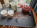 暢陶宜興紫砂壺純手工原礦朱泥大紅袍泡茶壺茶具水平壺 200cc贈養(yǎng)壺巾 大紅袍水平壺·贈茶巾 200ml 曬單實拍圖
